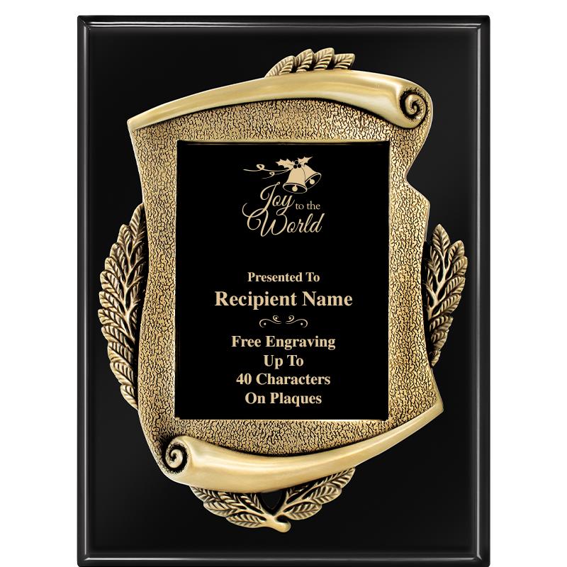 9X12 EBONY PIANO MAYORS PLQ