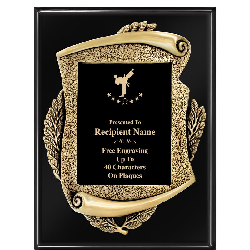 9X12 EBONY PIANO MAYORS PLQ