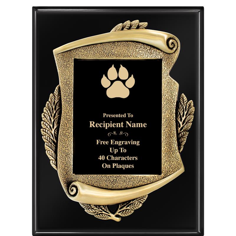 9X12 EBONY PIANO MAYORS PLQ