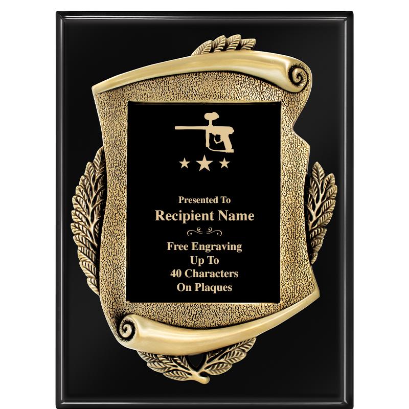 9X12 EBONY PIANO MAYORS PLQ