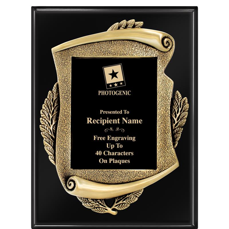 9X12 EBONY PIANO MAYORS PLQ