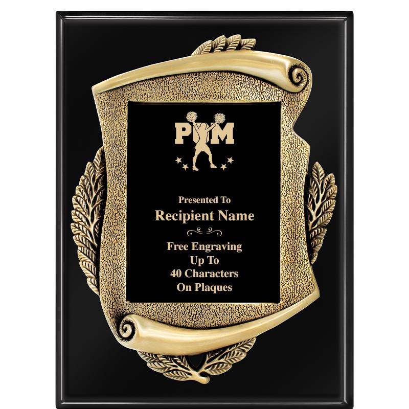 9X12 EBONY PIANO MAYORS PLQ