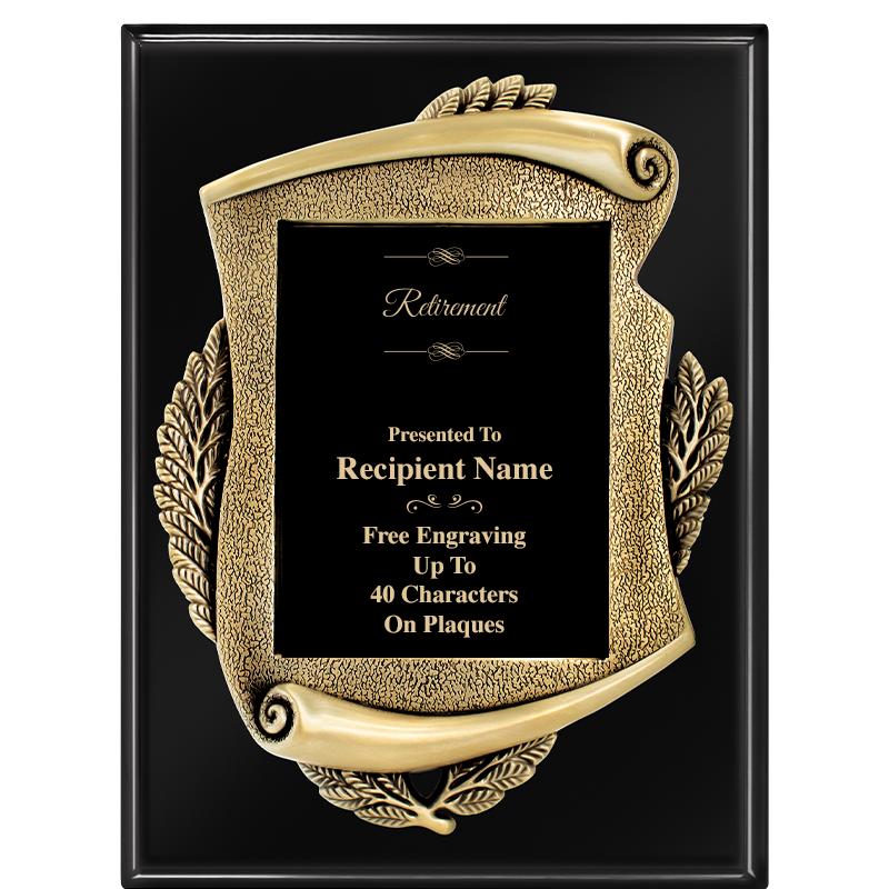 9X12 EBONY PIANO MAYORS PLQ