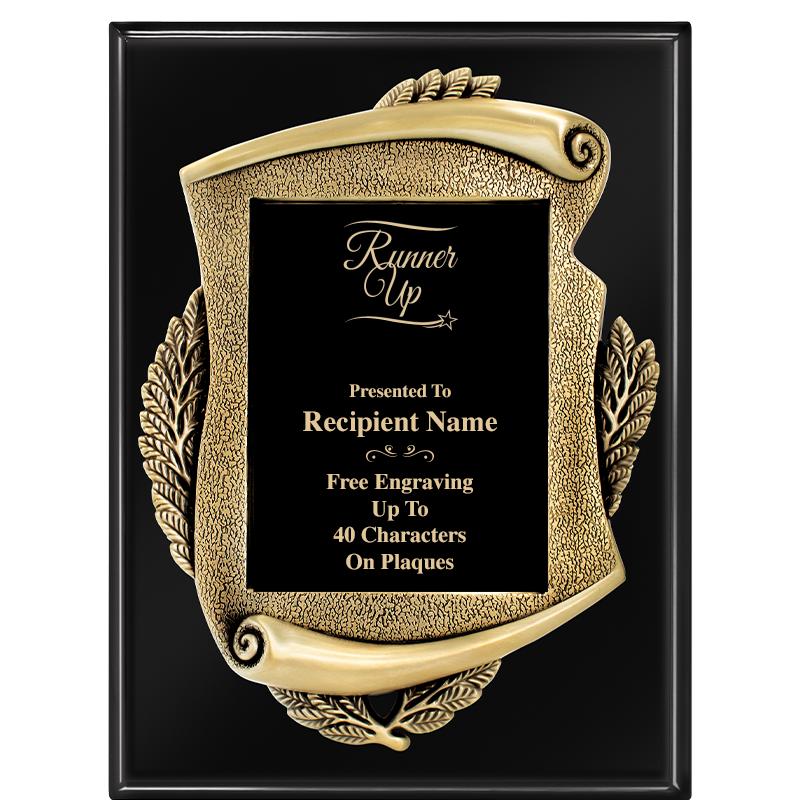 9X12 EBONY PIANO MAYORS PLQ