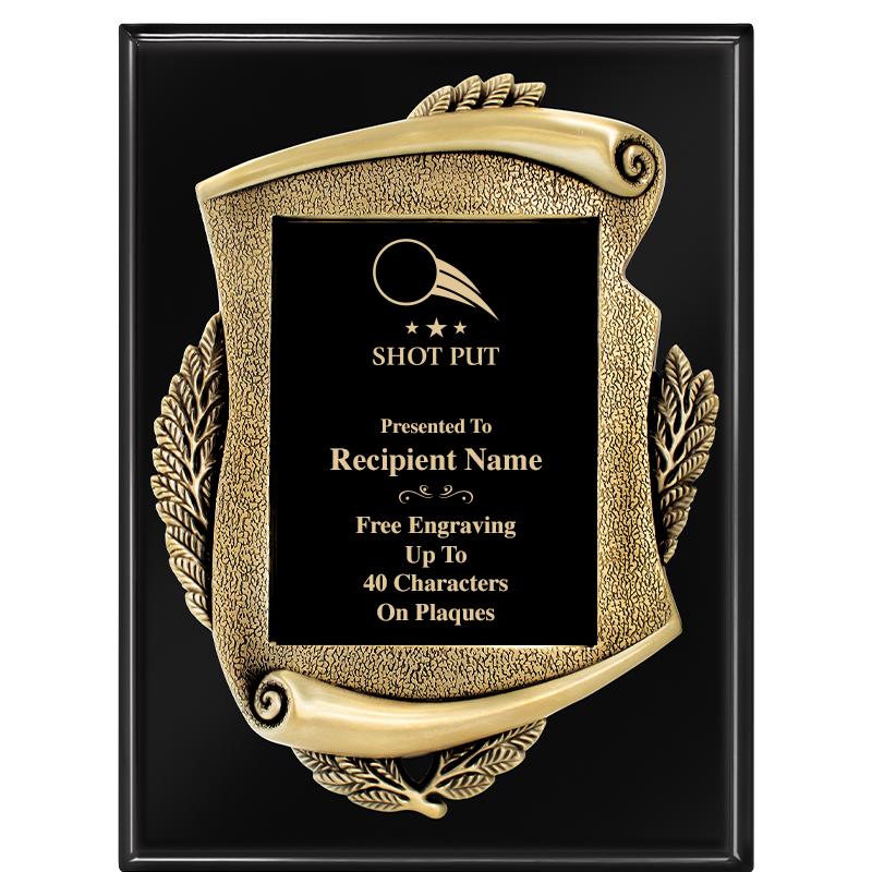 9X12 EBONY PIANO MAYORS PLQ