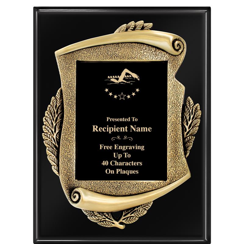 9X12 EBONY PIANO MAYORS PLQ