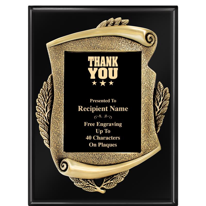 9X12 EBONY PIANO MAYORS PLQ