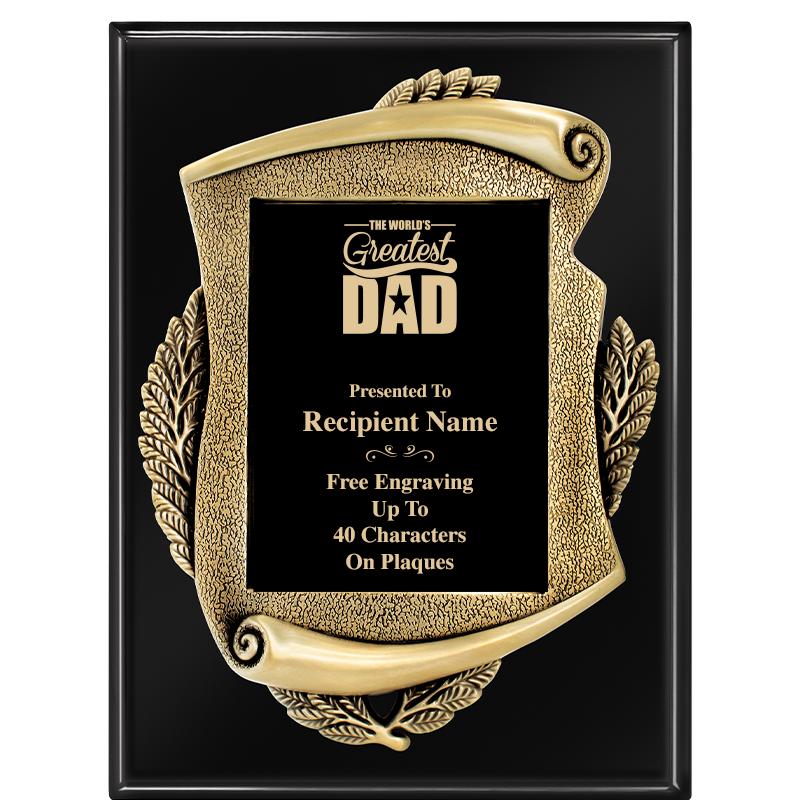 9X12 EBONY PIANO MAYORS PLQ