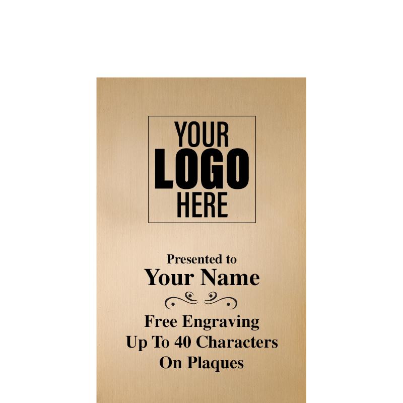 5x7 METALLIX PLAQUE GOLD PLT