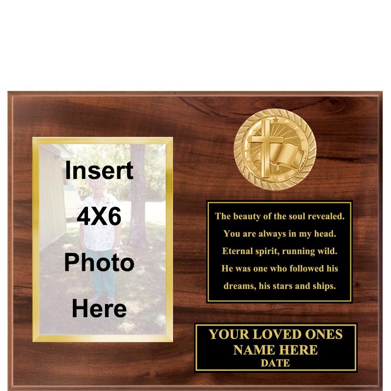 12X15 MEMORIAL WOOD PLQ