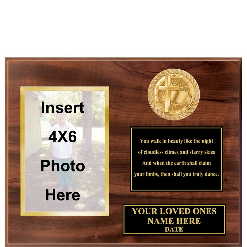 12X15 MEMORIAL WOOD PLQ