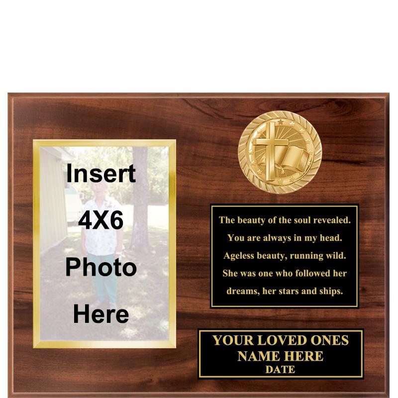 12X15 MEMORIAL WOOD PLQ