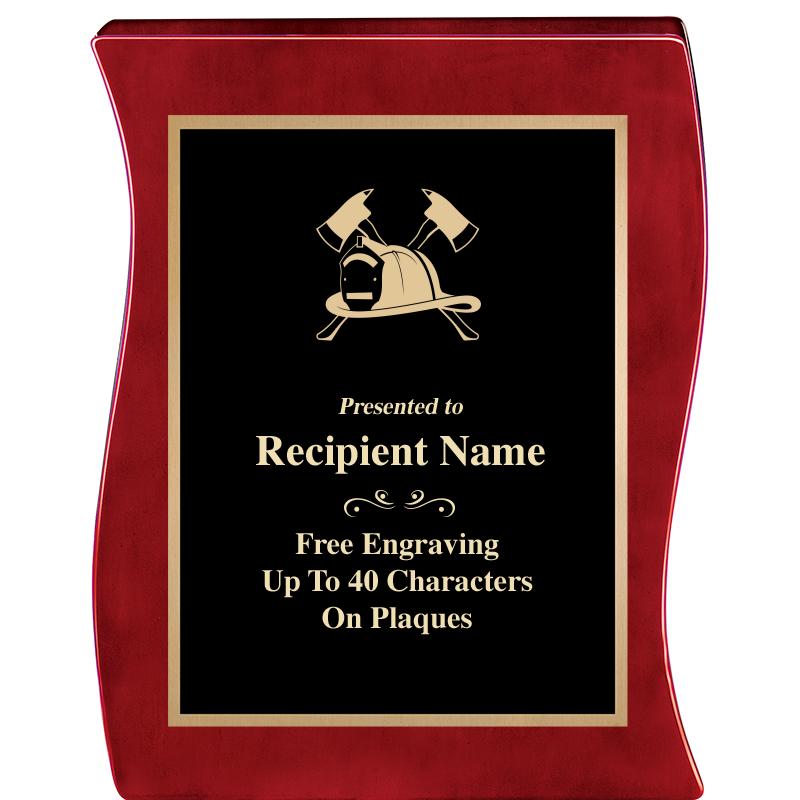 firefighter plaques