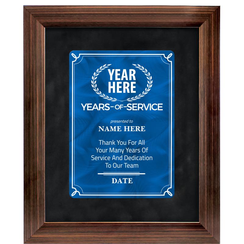 9X11 YRS OF SV PRDGM FRM PL BZ