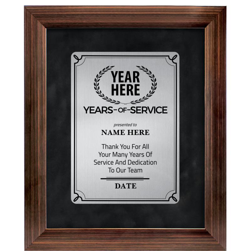 9X11 YRS OF SV PRDGM FRM PL BZ