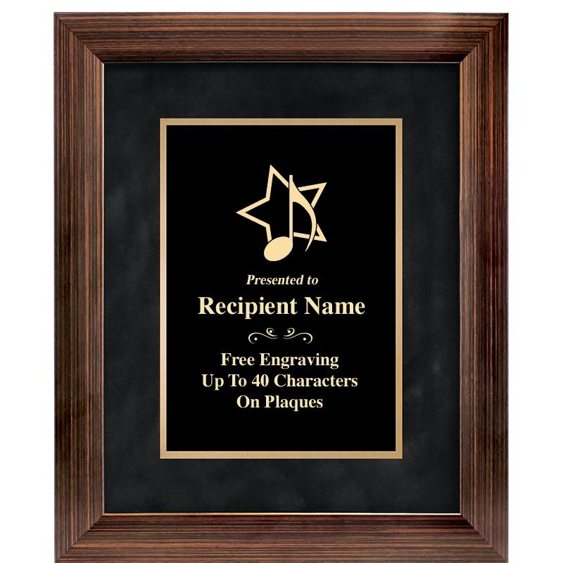 9x11 PARADIGM FRM PLQ BLK-BZ