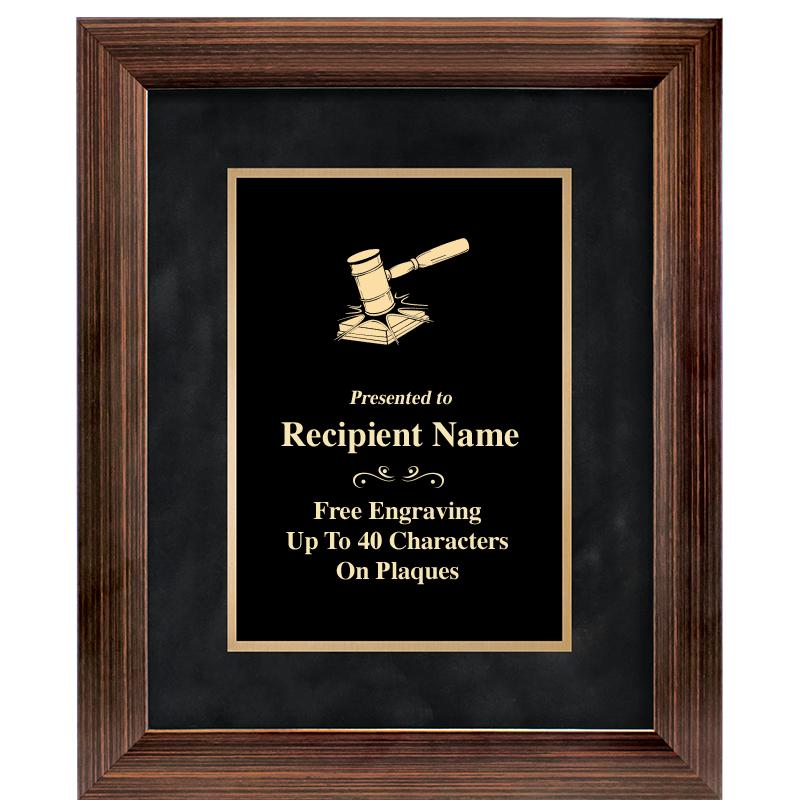 9x11 PARADIGM FRM PLQ BLK-BZ