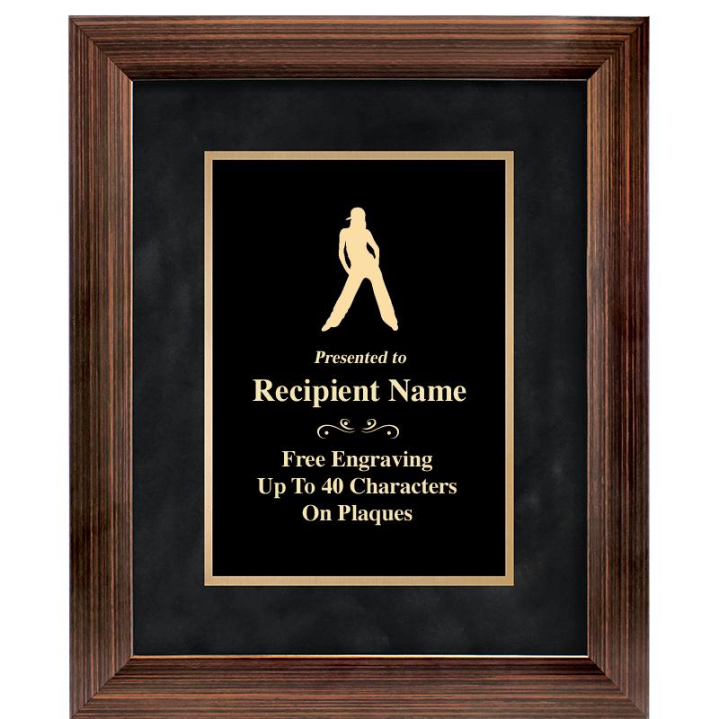 9x11 PARADIGM FRM PLQ BLK-BZ