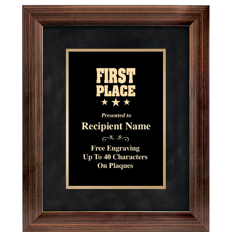 9x11 PARADIGM FRM PLQ BLK-BZ