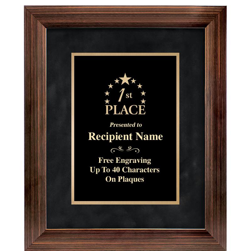 9x11 PARADIGM FRM PLQ BLK-BZ