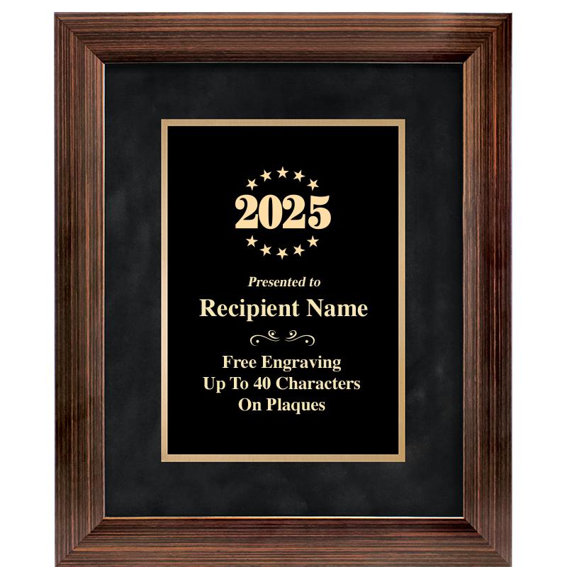 9x11 PARADIGM FRM PLQ BLK-BZ