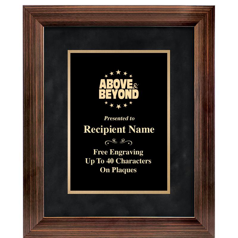 9x11 PARADIGM FRM PLQ BLK-BZ