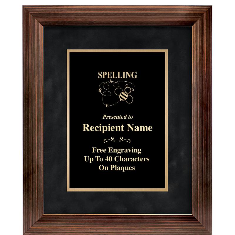 9x11 PARADIGM FRM PLQ BLK-BZ