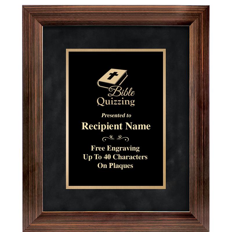 9x11 PARADIGM FRM PLQ BLK-BZ