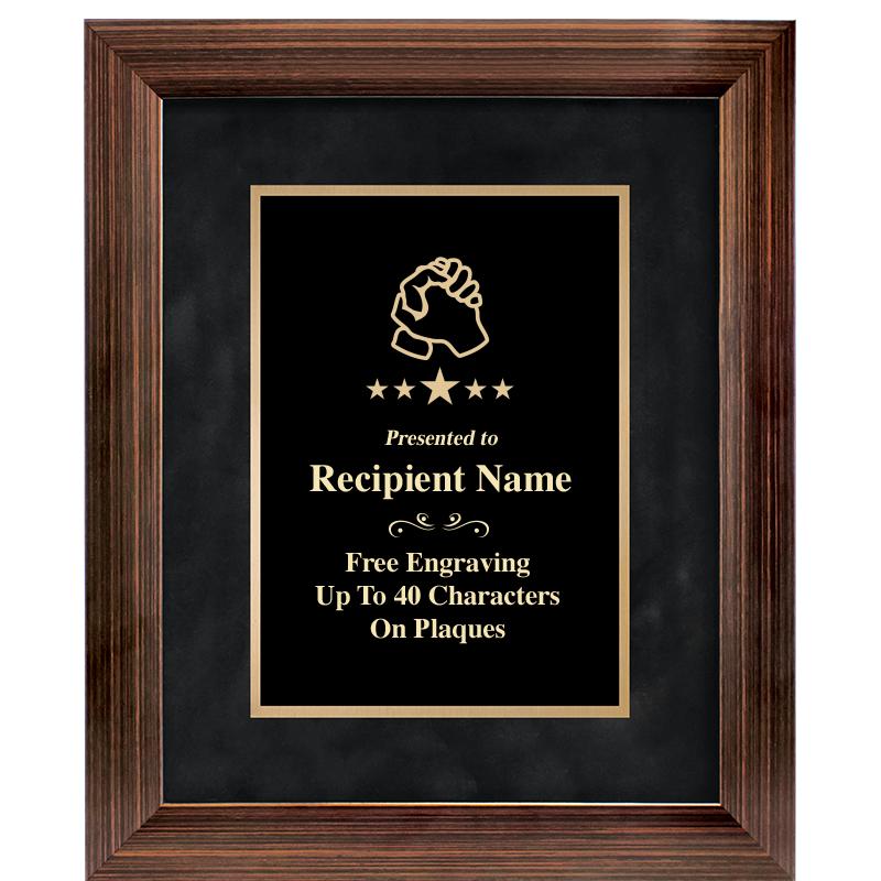 9x11 PARADIGM FRM PLQ BLK-BZ