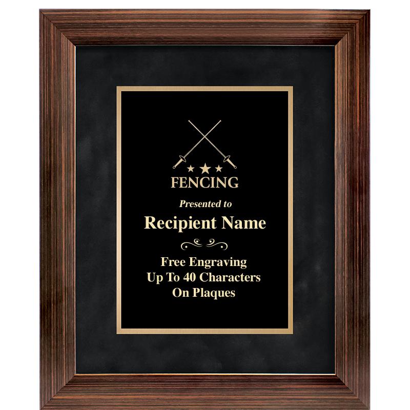 9x11 PARADIGM FRM PLQ BLK-BZ