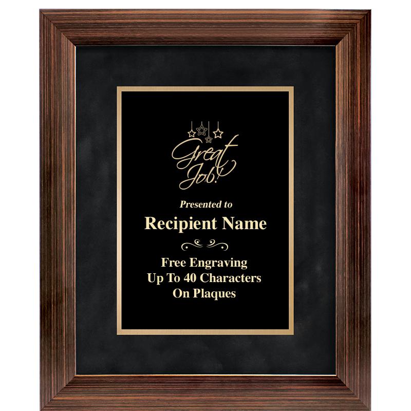 9x11 PARADIGM FRM PLQ BLK-BZ