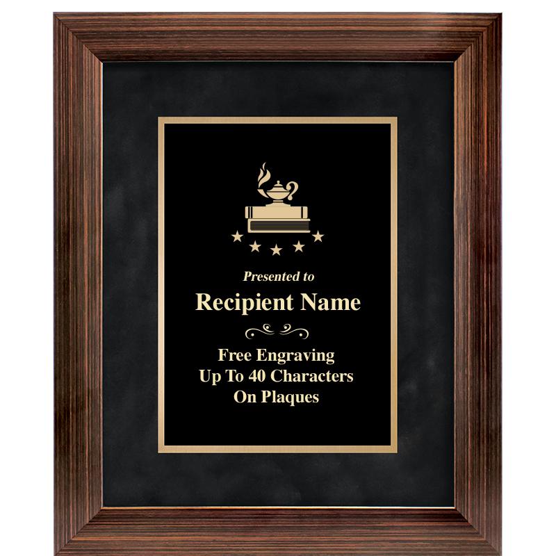 9x11 PARADIGM FRM PLQ BLK-BZ