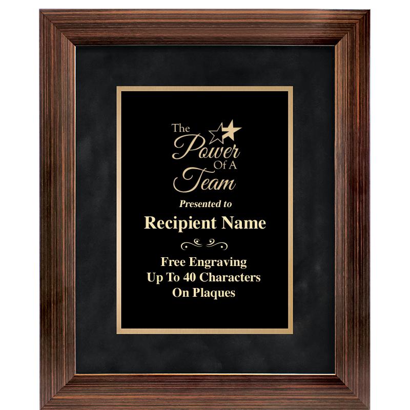 9x11 PARADIGM FRM PLQ BLK-BZ