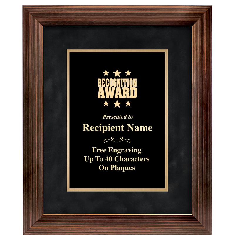 9x11 PARADIGM FRM PLQ BLK-BZ