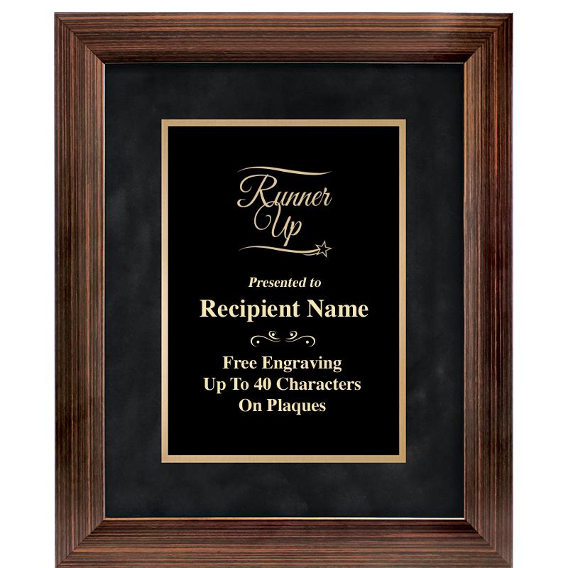 9x11 PARADIGM FRM PLQ BLK-BZ