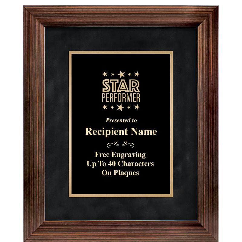 9x11 PARADIGM FRM PLQ BLK-BZ