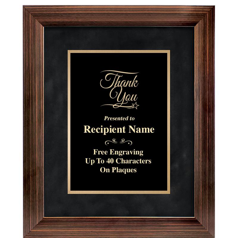 9x11 PARADIGM FRM PLQ BLK-BZ