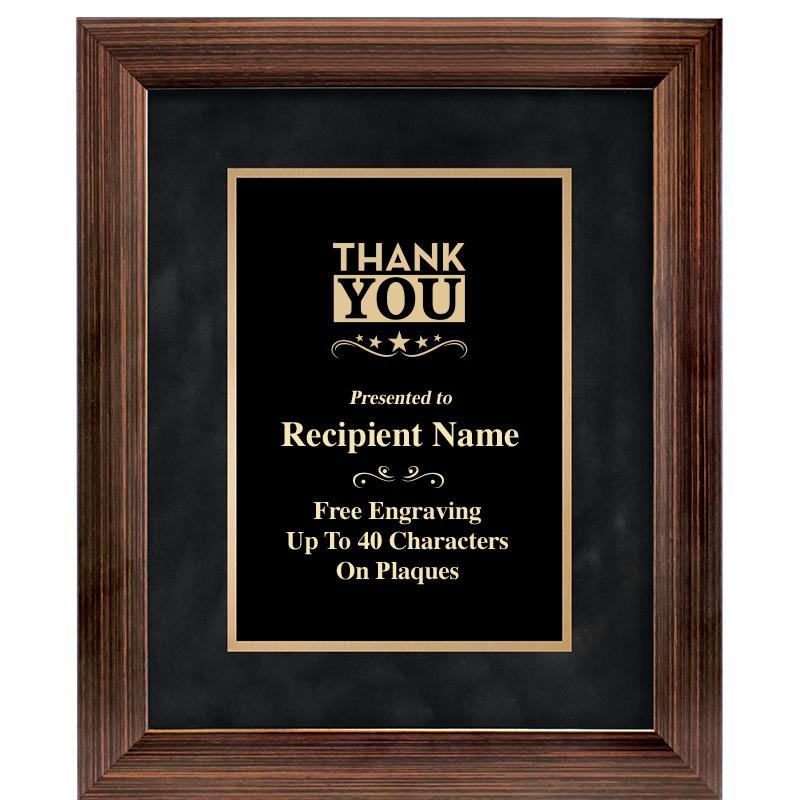 9x11 PARADIGM FRM PLQ BLK-BZ