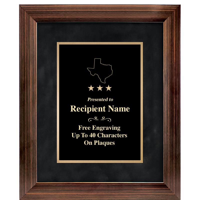 9x11 PARADIGM FRM PLQ BLK-BZ