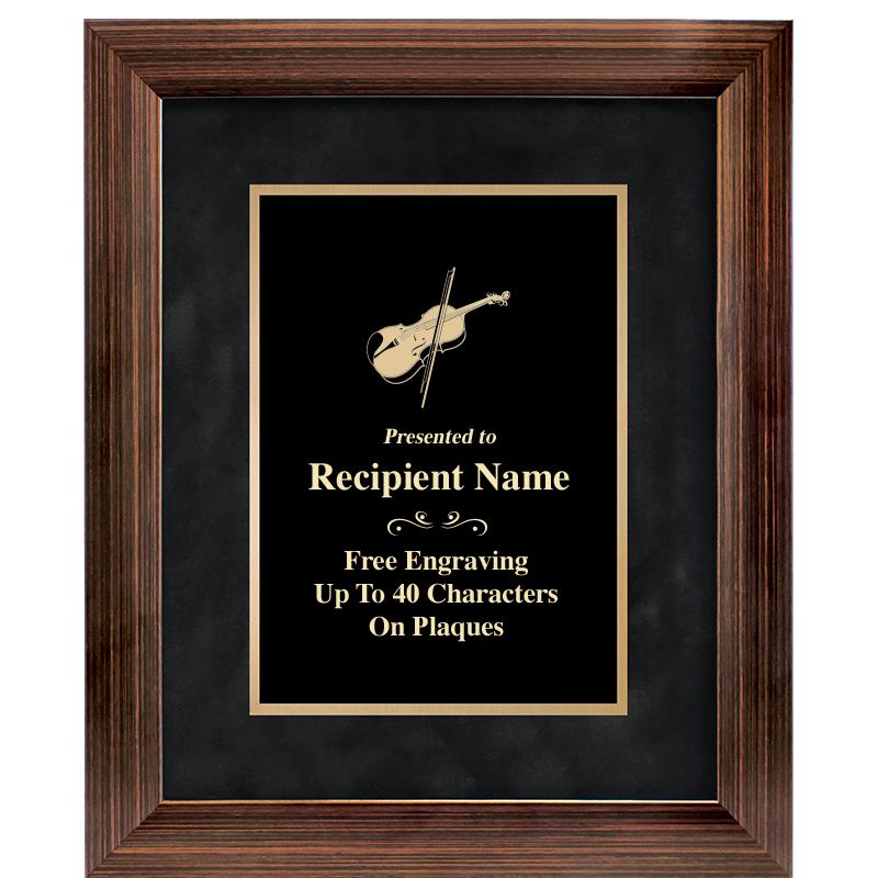 9x11 PARADIGM FRM PLQ BLK-BZ