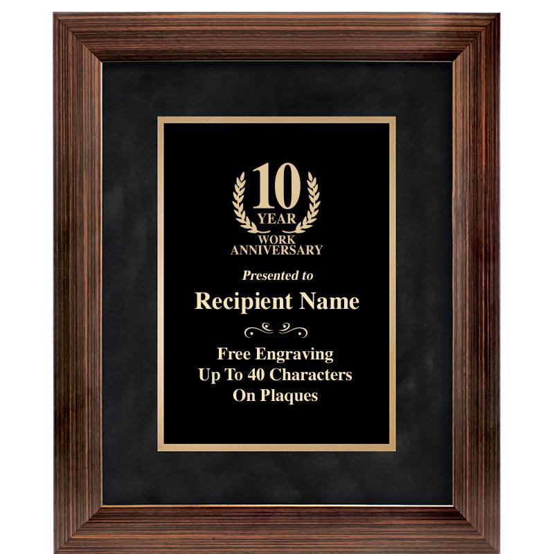 9x11 PARADIGM FRM PLQ BLK-BZ