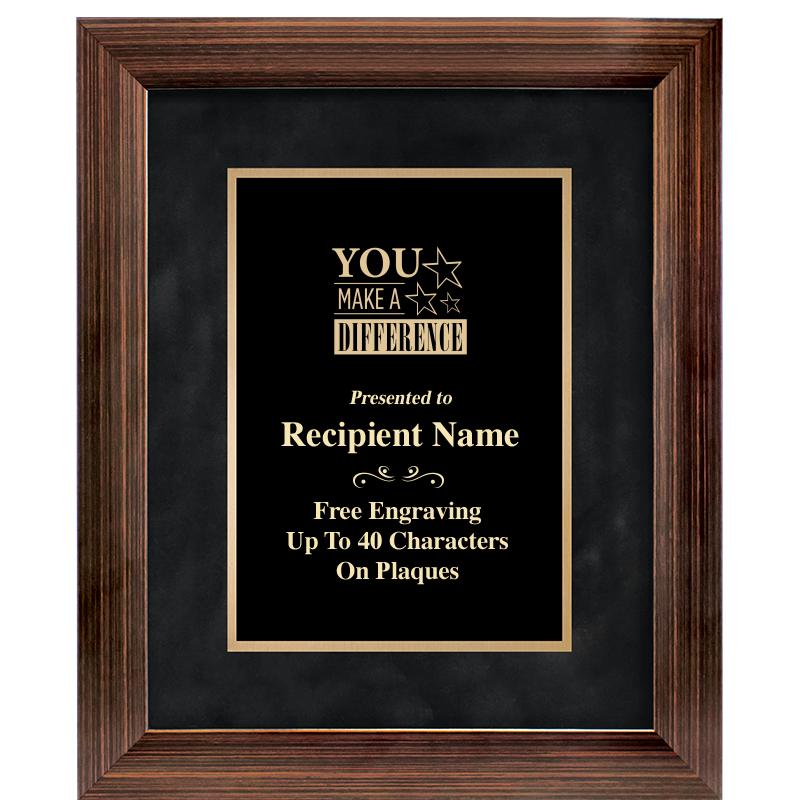 9x11 PARADIGM FRM PLQ BLK-BZ