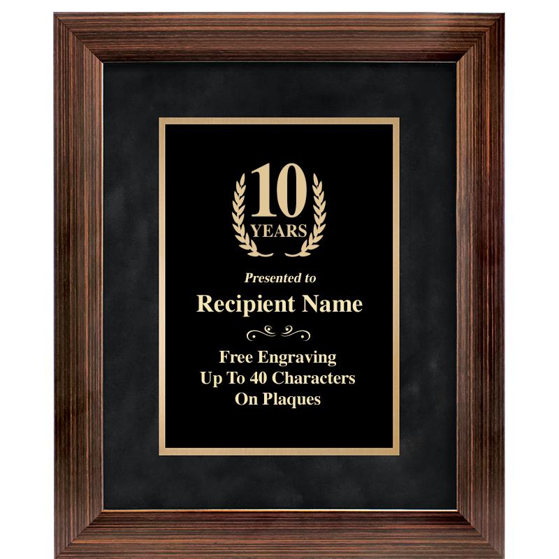 9x11 PARADIGM FRM PLQ BLK-BZ