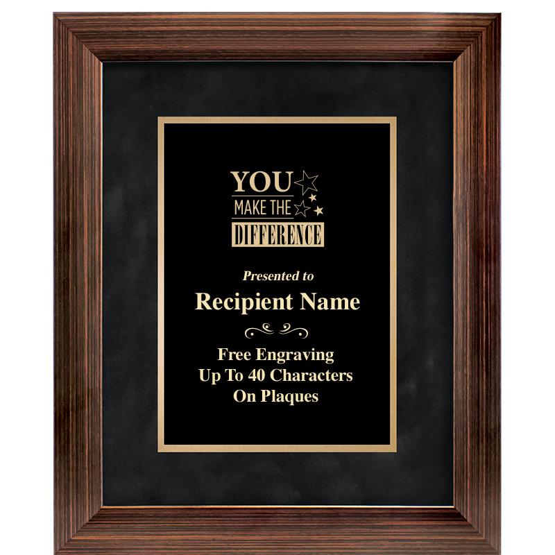 9x11 PARADIGM FRM PLQ BLK-BZ