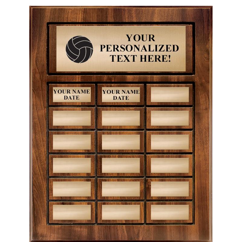 18 PLATES-PERPETUAL PLQ