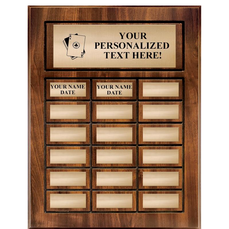 18 PLATES-PERPETUAL PLQ