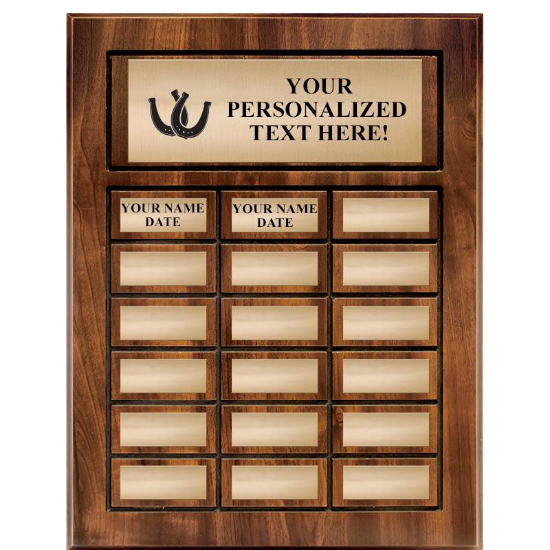 18 PLATES-PERPETUAL PLQ