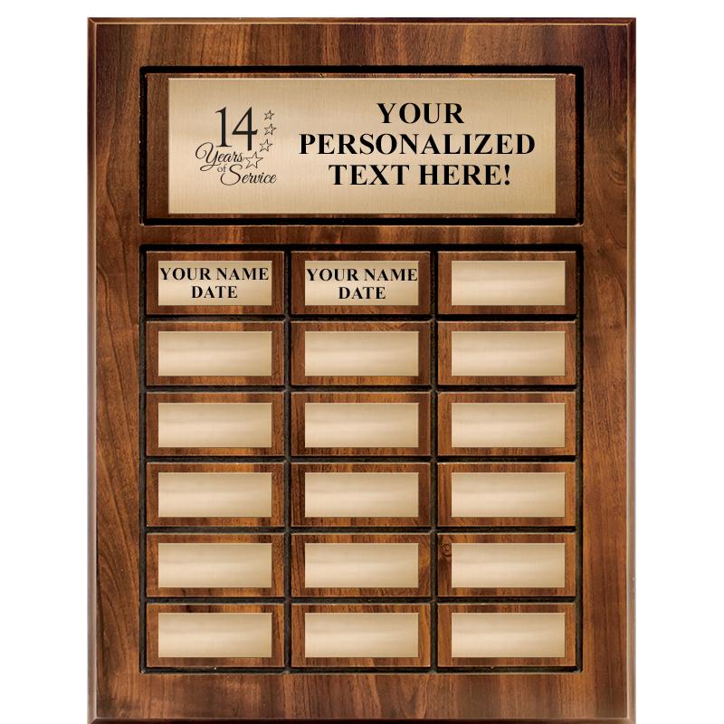 18 PLATES-PERPETUAL PLQ