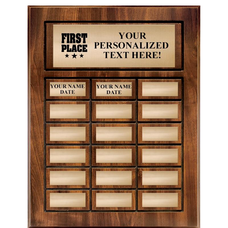 18 PLATES-PERPETUAL PLQ