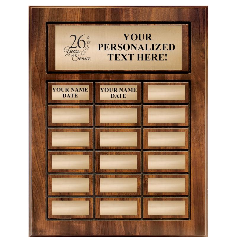 18 PLATES-PERPETUAL PLQ